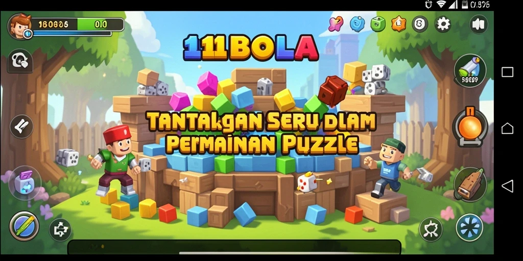 Gameplay 11BOLA dengan banyak kombinasi bola yang menarik.