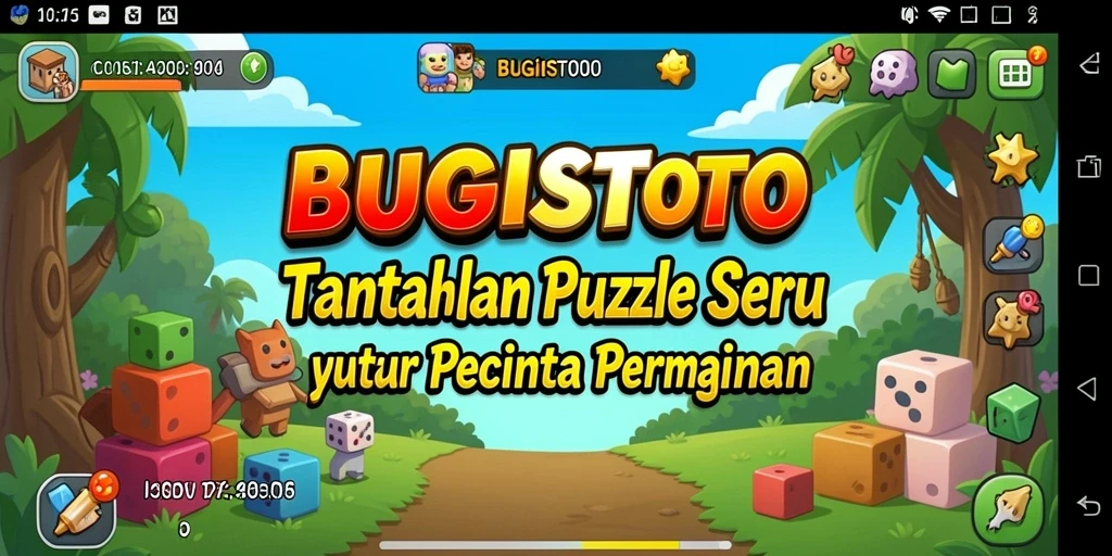 Screenshot BUGISTOTO yang menampilkan gameplay Puzzle yang seru.