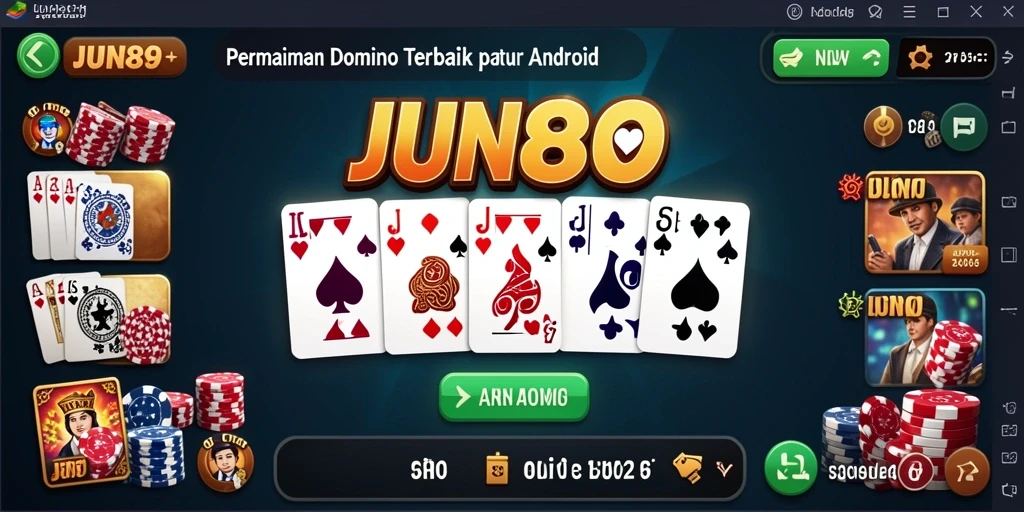 Screenshot gameplay JUN88 menunjukkan berbagai mode permainan domino.