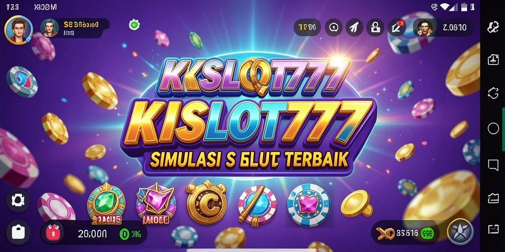 Tangkapan layar yang menampilkan gameplay KKSLOT777 dengan mesin slot yang menarik.