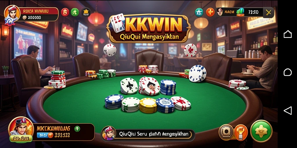 Gameplay seru QiuQiu dalam KKWIN yang bisa dimainkan bersama teman.