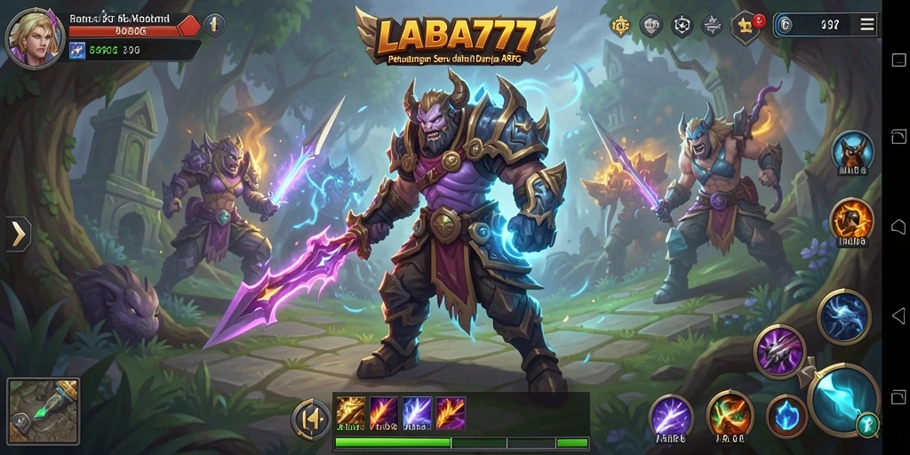 Tangkapan layar LABA777 menampilkan pertandingan ARPG yang mendebarkan.