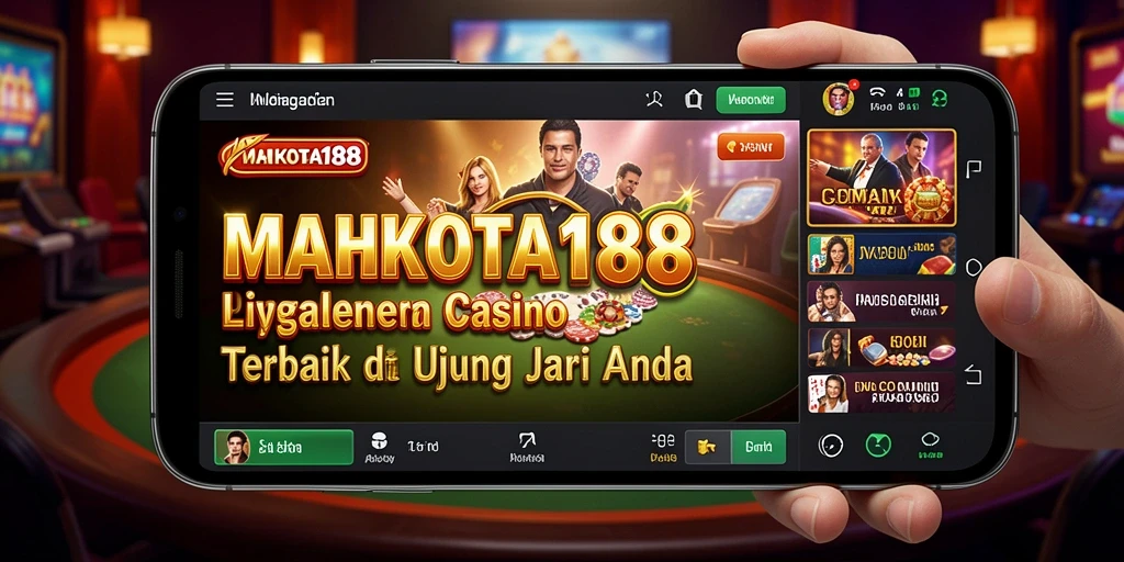 Screenshot gameplay Live Casino MAHKOTA188 dengan dealer profesional.