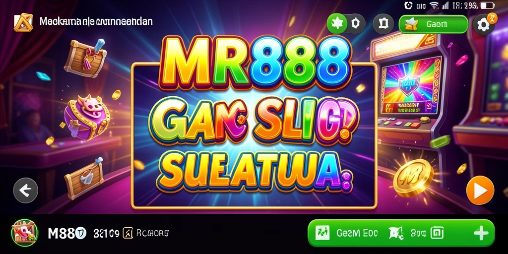 Screenshot gameplay slot MR888 dengan tampilan yang menarik dan interaktif.