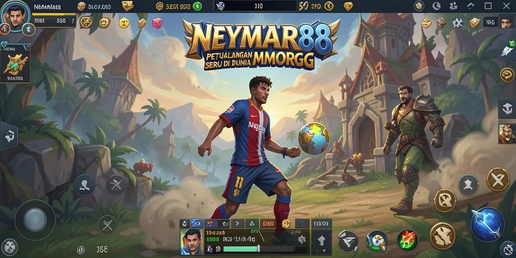 Tampilan gameplay mengagumkan dari NEYMAR88 dalam dunia MMORPG.