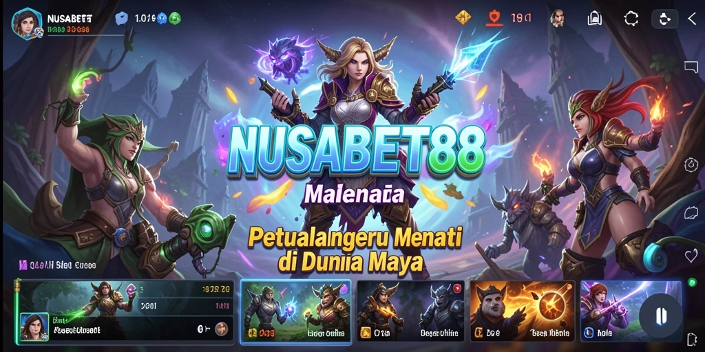 Tampilan gameplay NUSABET88 yang menakjubkan di dunia petualangan.