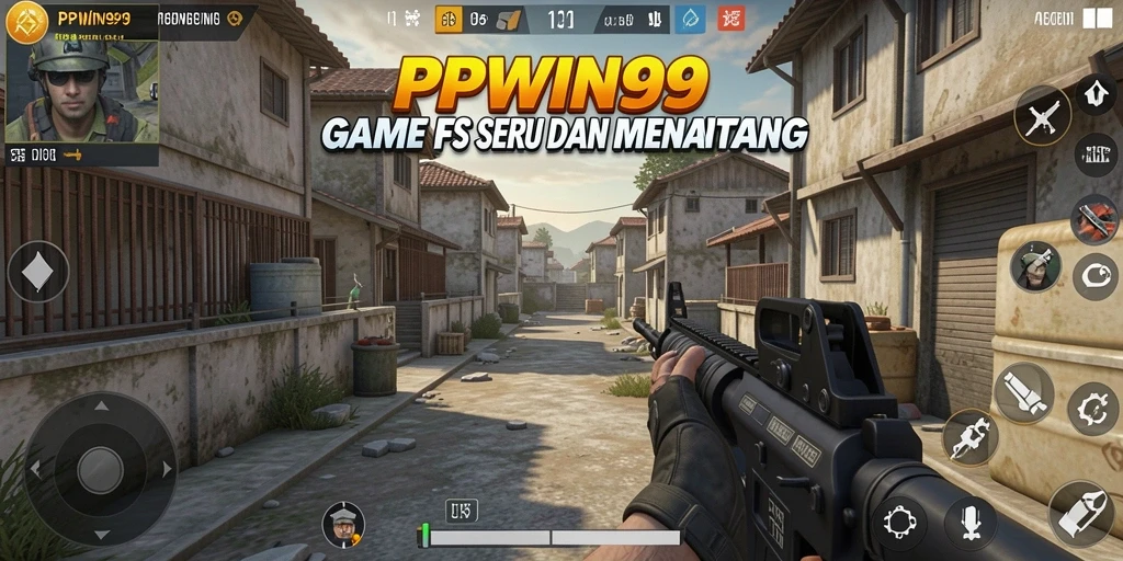 Tampilan gameplay seru dalam PPWIN99 dengan aksi FPS yang intens.