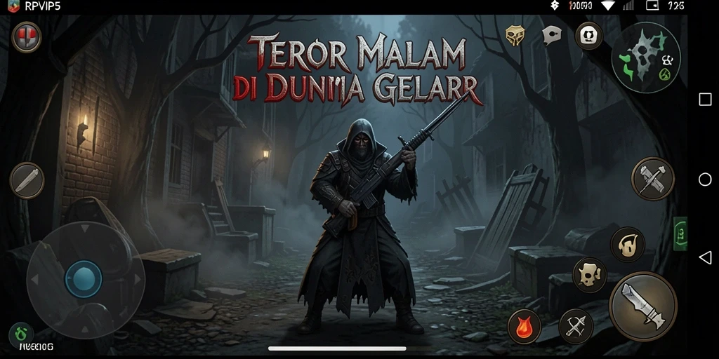 Tampilan menegangkan dari gameplay Horror yang mencekam.