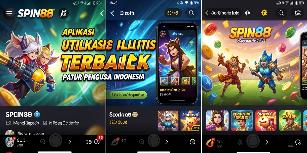 Tampilan antarmuka SPIN88 yang sederhana dan fungsional.