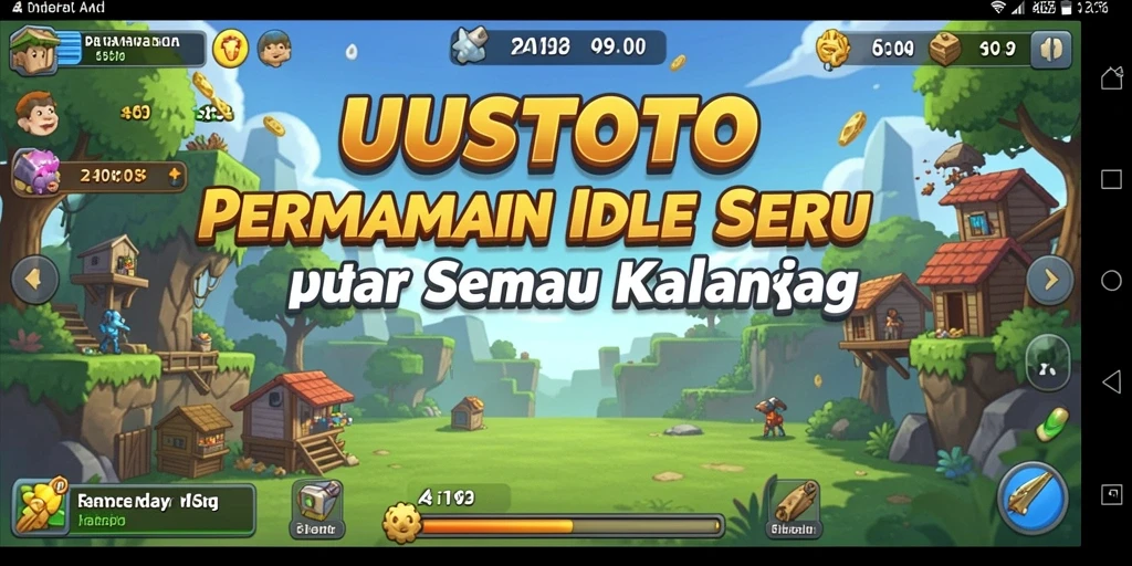Tangkapan layar menampilkan gameplay UUSTOTO yang menarik dan menyenangkan.